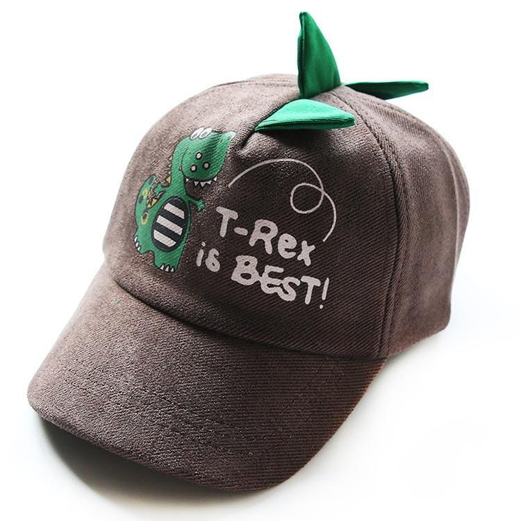 ''T-Rex Is Best'' Dinosaur Kids Hats - Kiddiez Corner