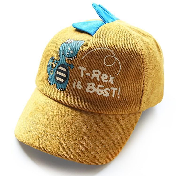 ''T-Rex Is Best'' Dinosaur Kids Hats - Kiddiez Corner
