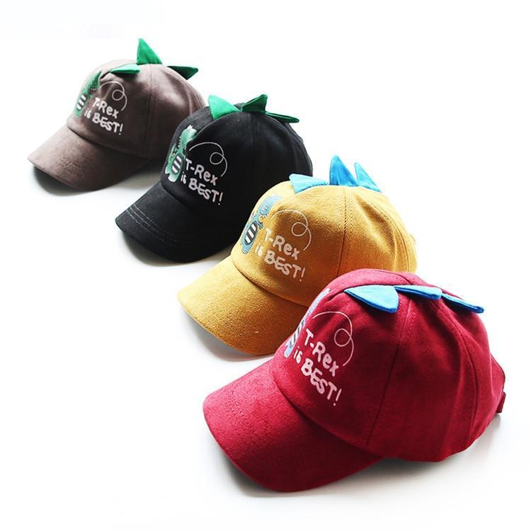 ''T-Rex Is Best'' Dinosaur Kids Hats - Kiddiez Corner