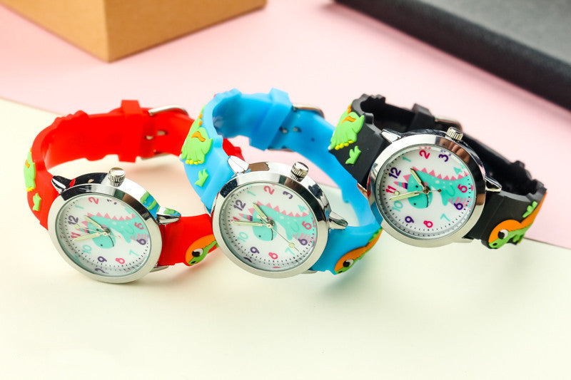 3D Silicone Dinosaur Children's Watch - Kiddiez Corner