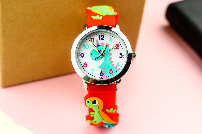 3D Silicone Dinosaur Children's Watch - Kiddiez Corner