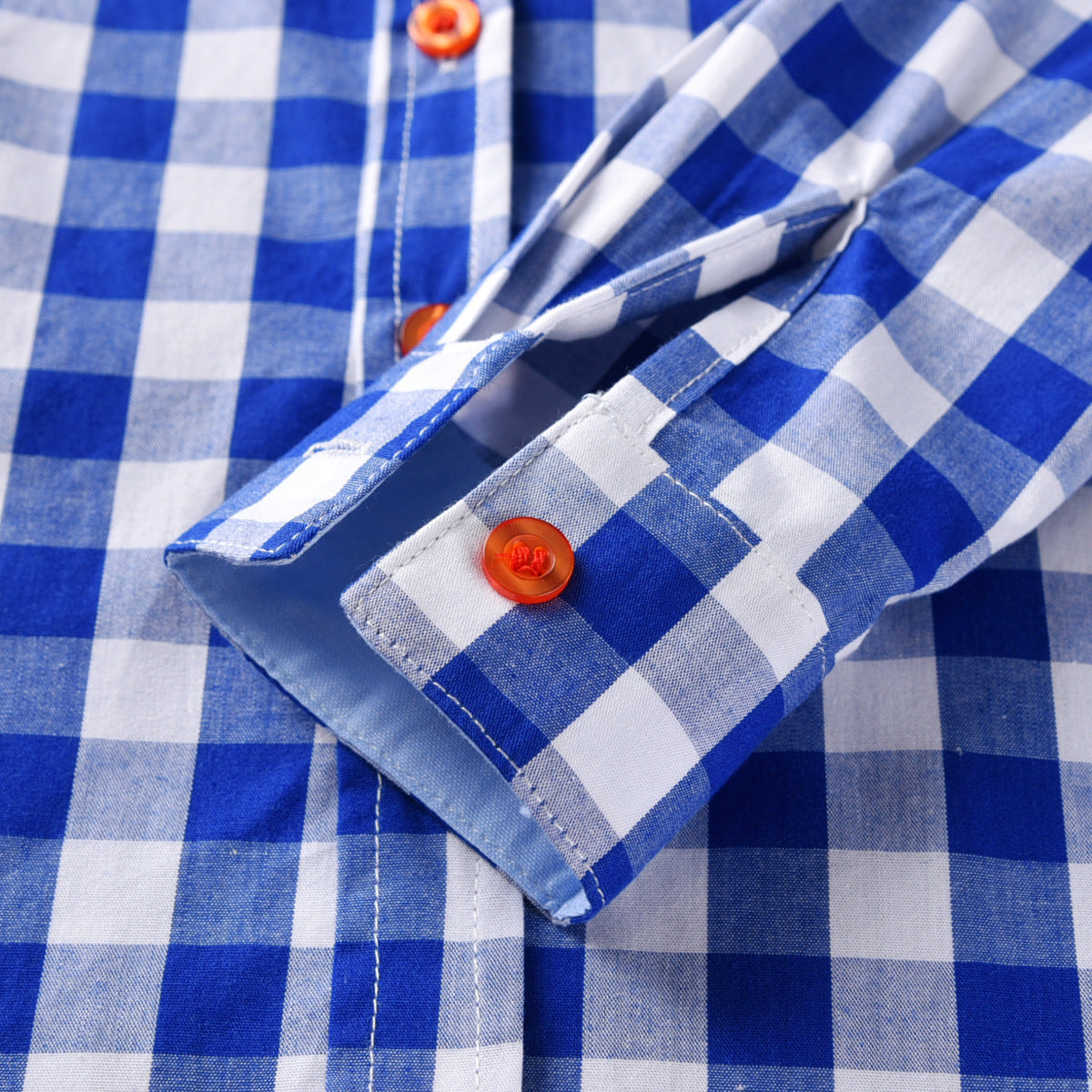 Baby boy long sleeve buttoning shirt