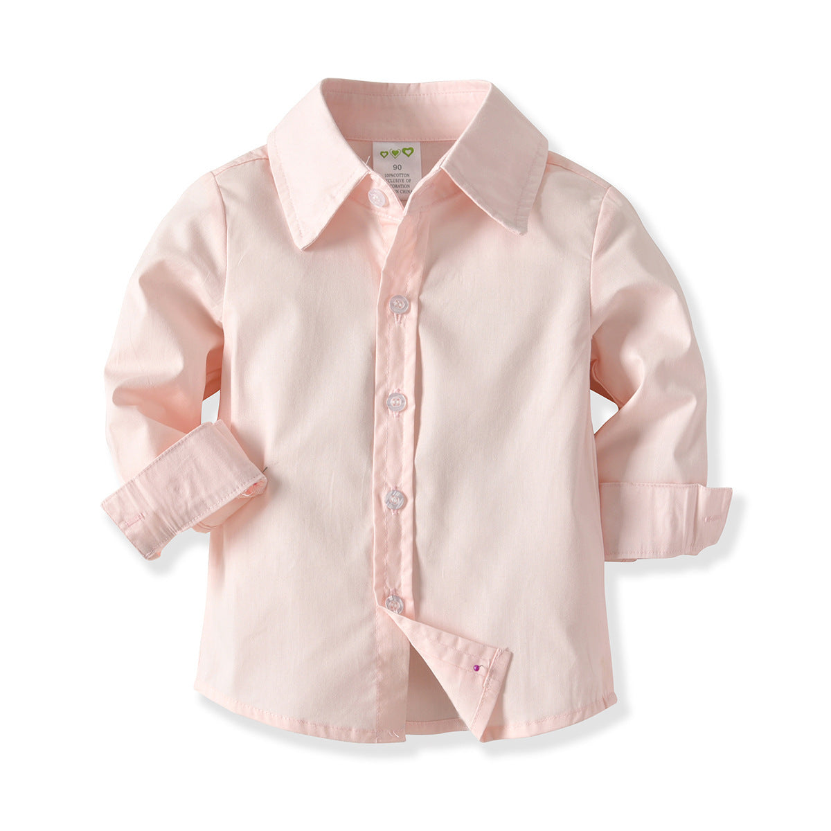 Baby boy long sleeve buttoning shirt