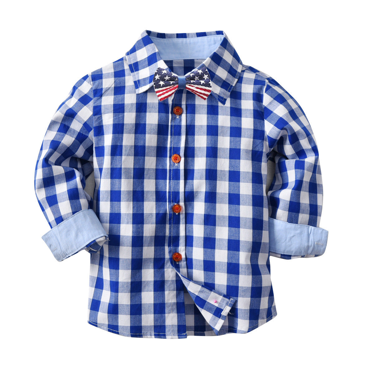 Baby boy long sleeve buttoning shirt