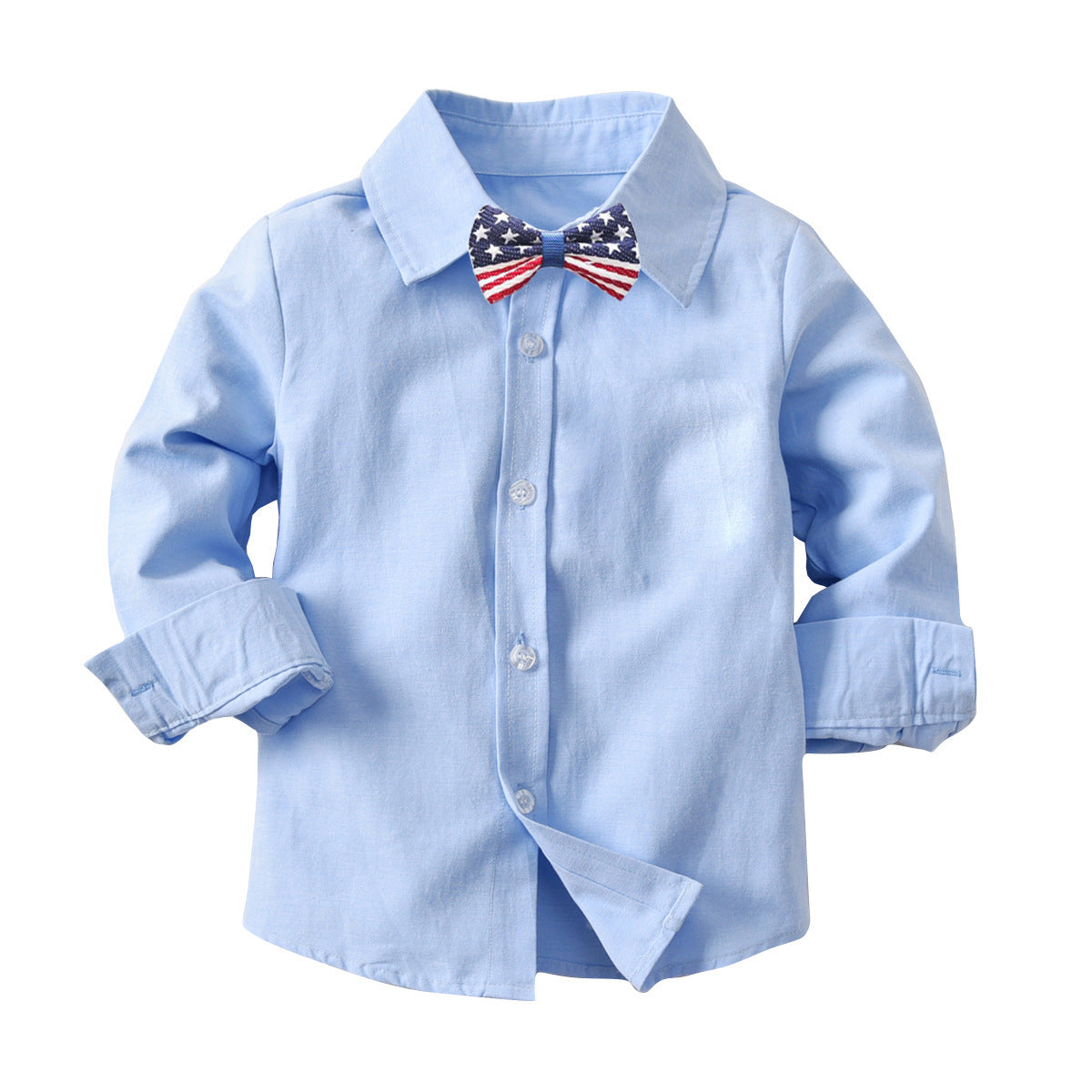 Baby boy long sleeve buttoning shirt