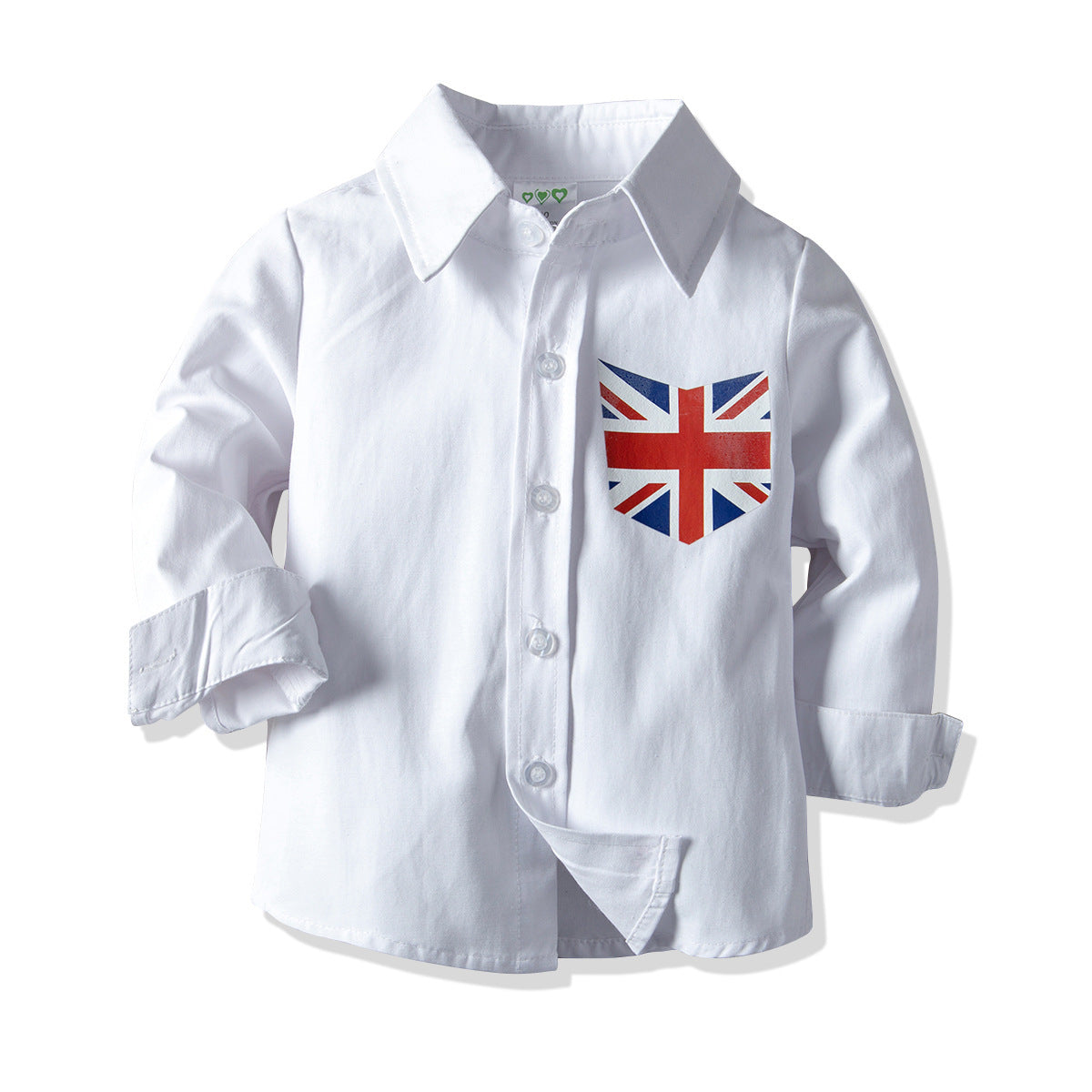 Baby boy long sleeve buttoning shirt