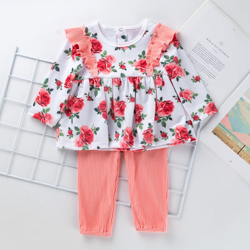 Baby girl dress trouser suit