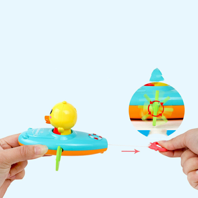 Bath Toys Children Duckling Rowing Boat - Kiddiez Corner