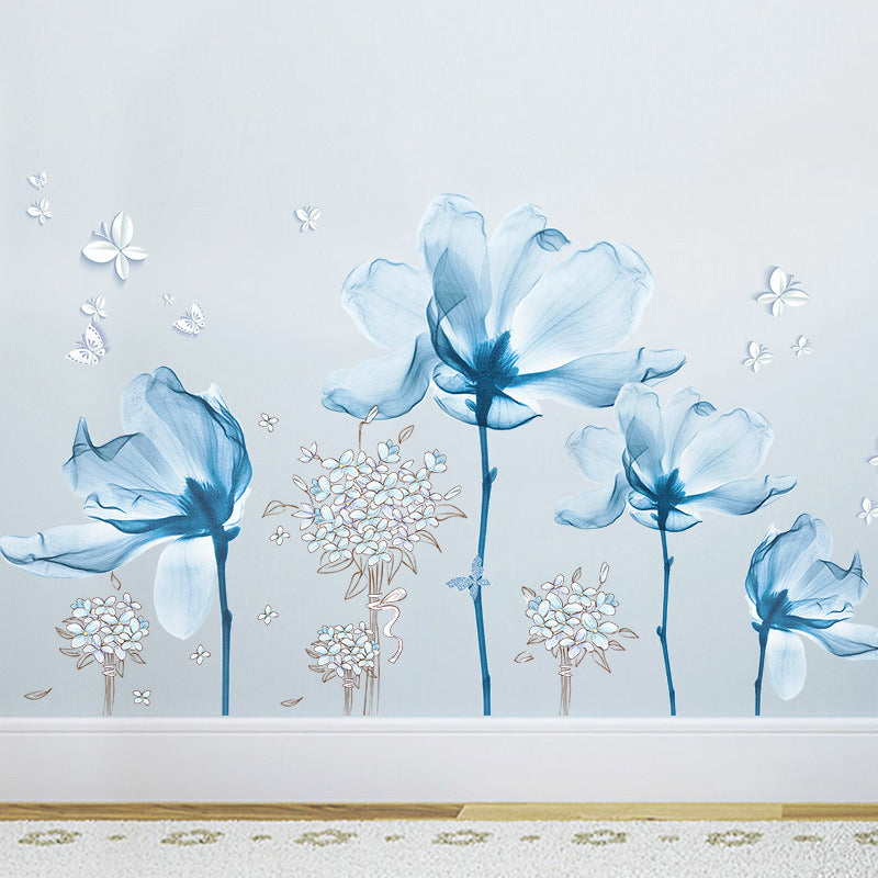 Bedroom Flower Self-adhesive Wall Sticker Room Decorations