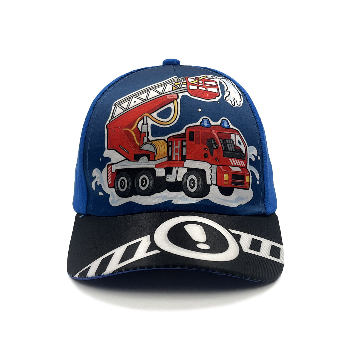 Cartoon Children's Baseball Cap For Engineering Vehicle Excavator - Kiddiez Corner