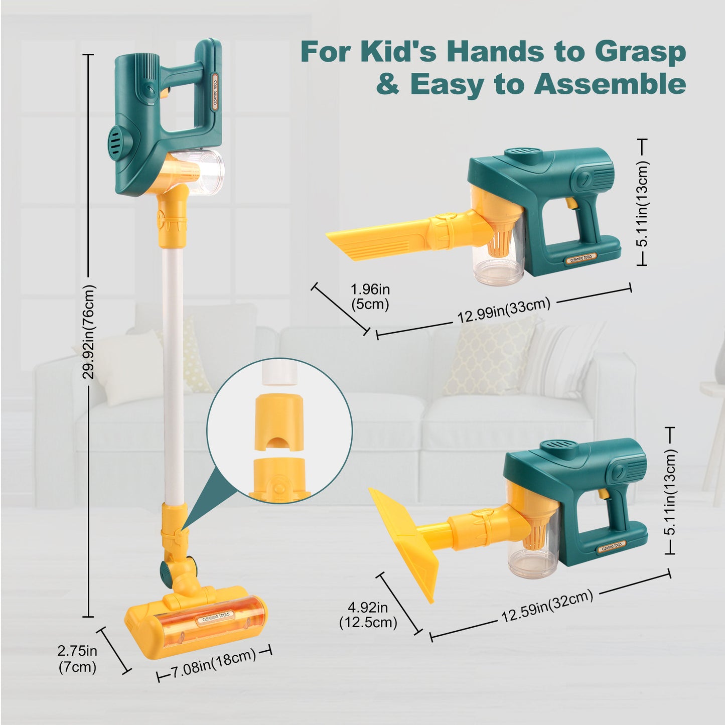 Children Play House Cleaning Vacuum Cleaner Toys - Kiddiez Corner