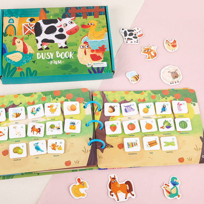 Children's Busy Book Educational Toys