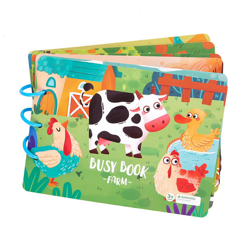 Children's Busy Book Educational Toys