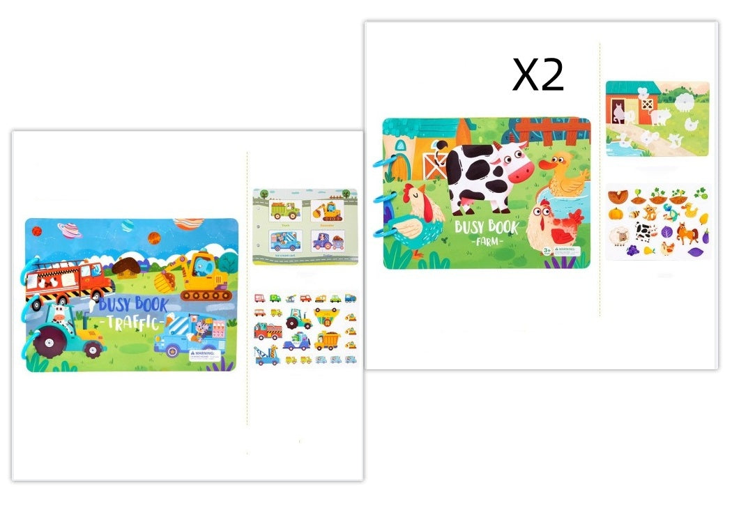 Children's Busy Book Educational Toys