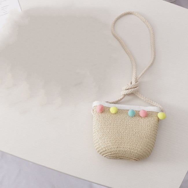 Children's Straw Hat Hand Bag Set - Kiddiez Corner