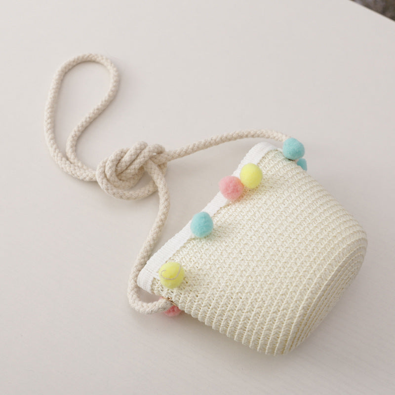 Children's Straw Hat Hand Bag Set - Kiddiez Corner