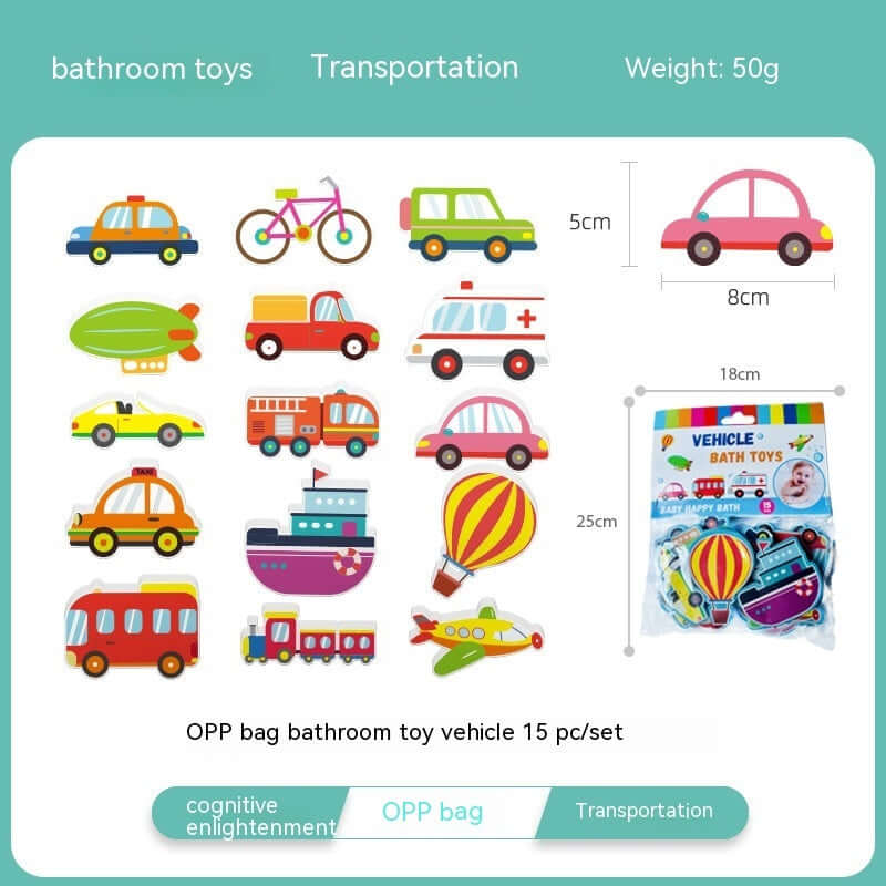 Children's Wall Stickers Floating Bath And Water Toys - Kiddiez Corner