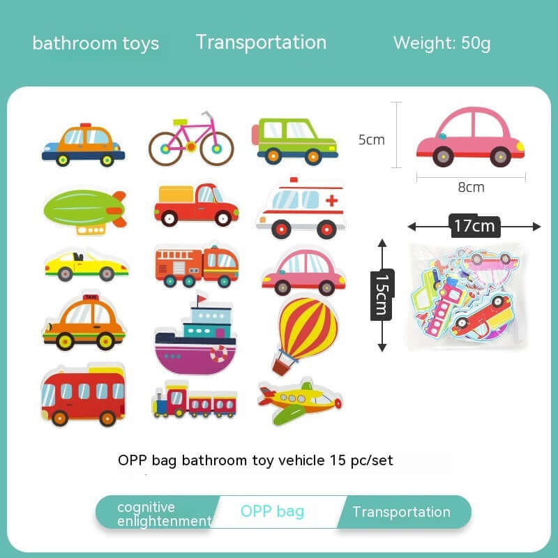 Children's Wall Stickers Floating Bath And Water Toys - Kiddiez Corner