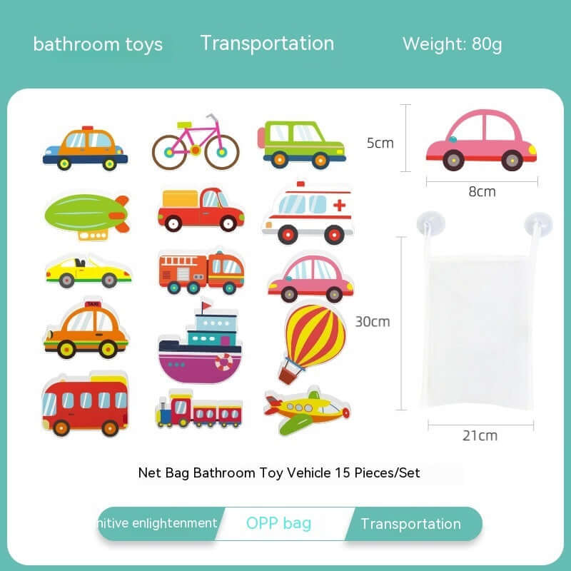 Children's Wall Stickers Floating Bath And Water Toys - Kiddiez Corner