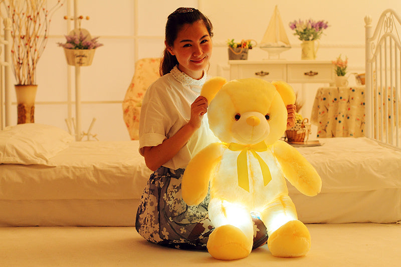 Creative Light Up LED Teddy Bear Plush Toy For Kids