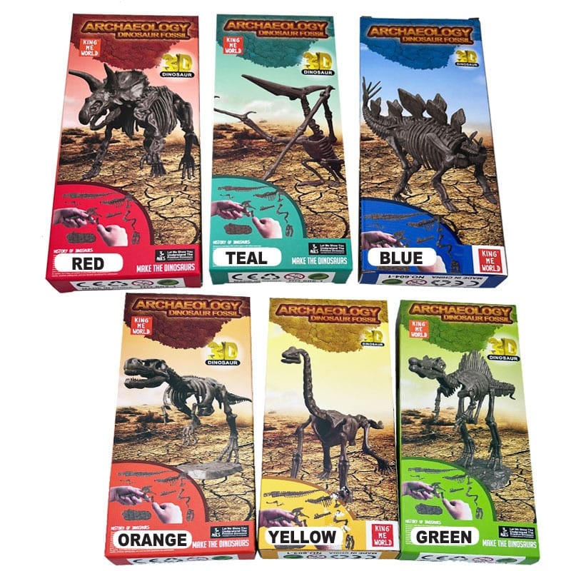 DIY Assorted Dinosaur Fossils - Kiddiez Corner