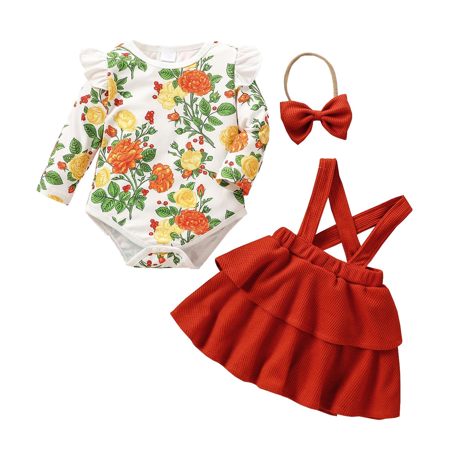 Girl Toddler and Baby Clothing Set