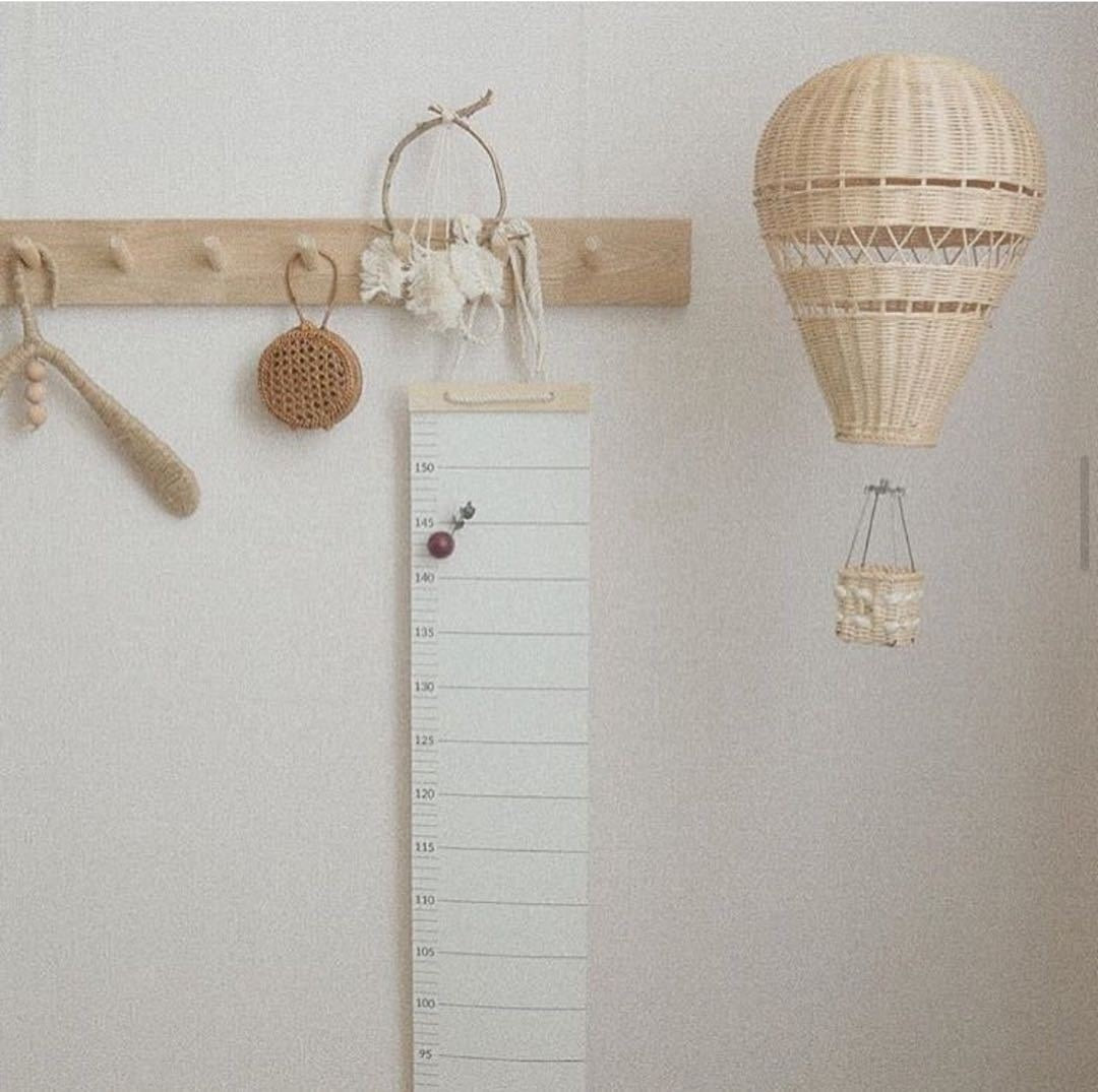 Handmade Woven Hot Air Balloon Decoration