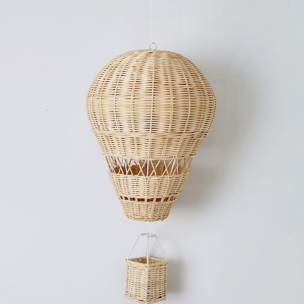 Handmade Woven Hot Air Balloon Decoration