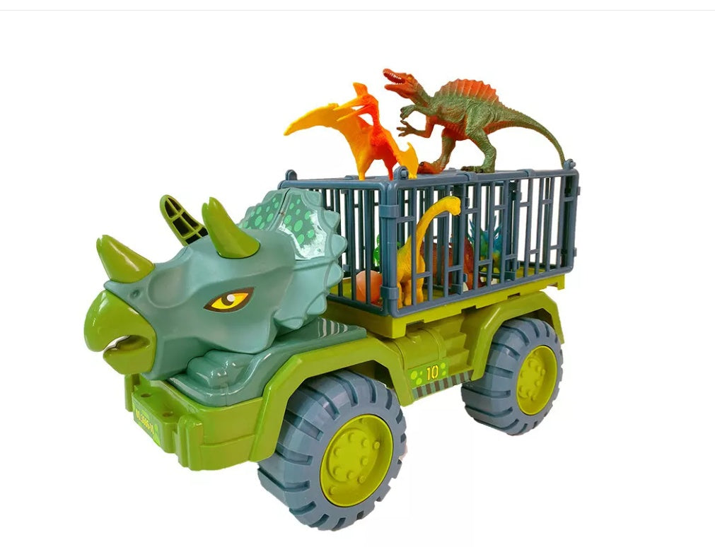 Large Dinosaur Children's Toy Car Set