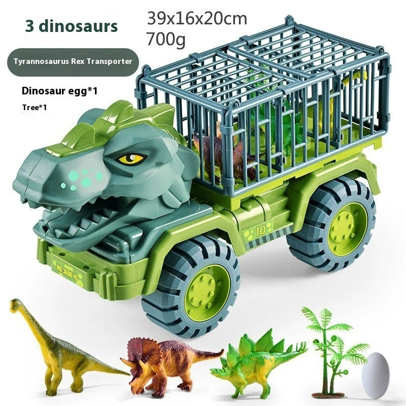 Large Dinosaur Children's Toy Car Set