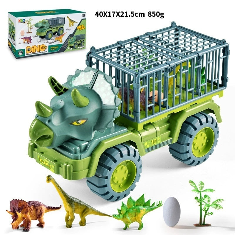 Large Dinosaur Children's Toy Car Set