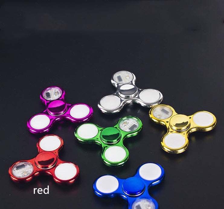 Luminous LED Light Fidget Spinner Glow in Dark