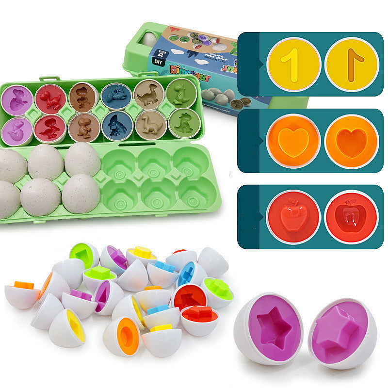 Shape Matching Sorters Eggs Toys For Kids Children