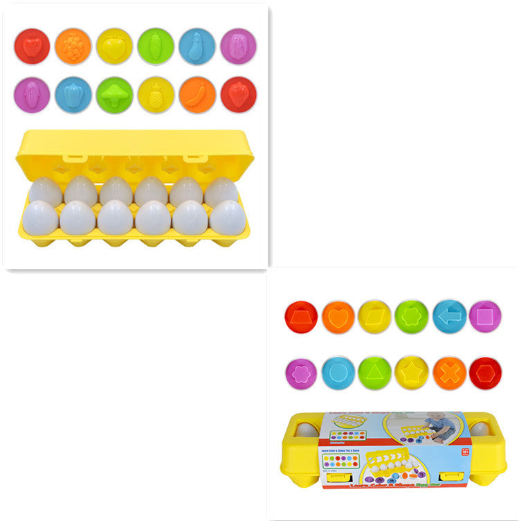 Shape Matching Sorters Eggs Toys For Kids Children