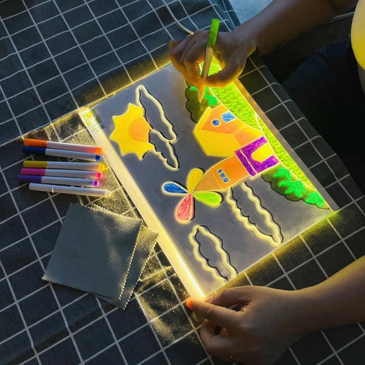3D LED Acrylic Art Board - Kiddiez Corner