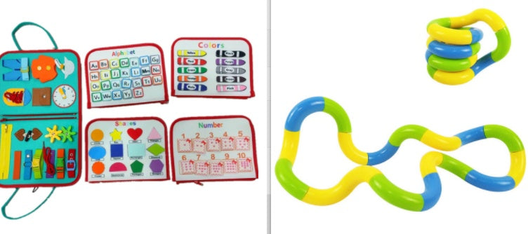 Children's Busy Books Sensory Learning Toys