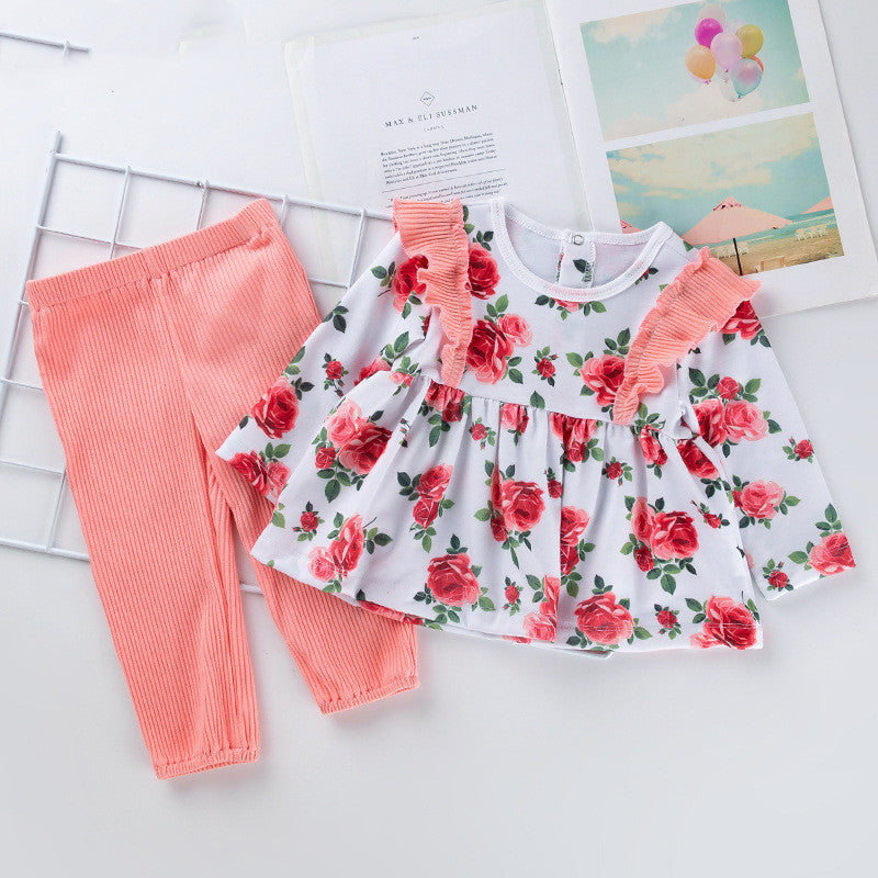 Baby girl dress trouser suit