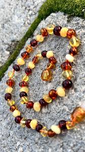 Baltic Amber Teething Necklace - Mixed - Kiddiez Corner