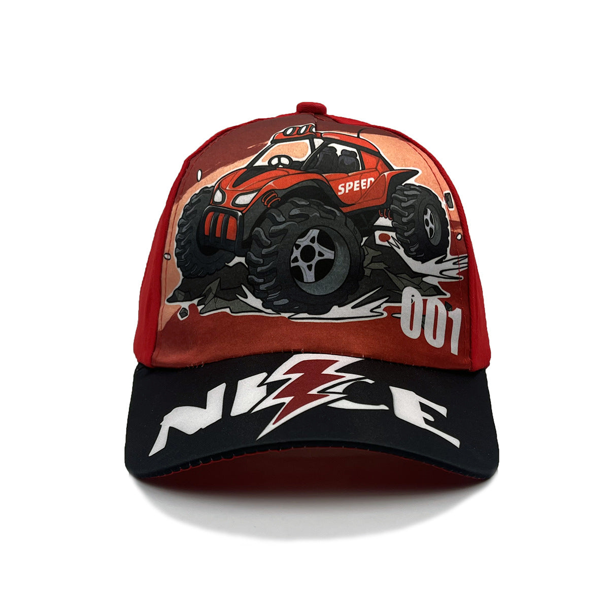 Cartoon Children's Baseball Cap For Engineering Vehicle Excavator - Kiddiez Corner