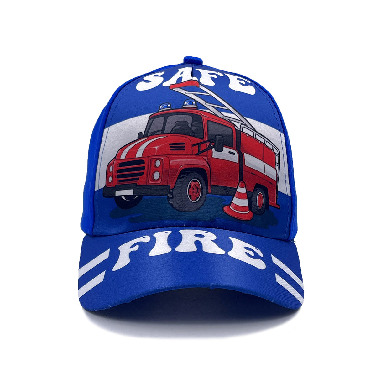Cartoon Children's Baseball Cap For Engineering Vehicle Excavator - Kiddiez Corner