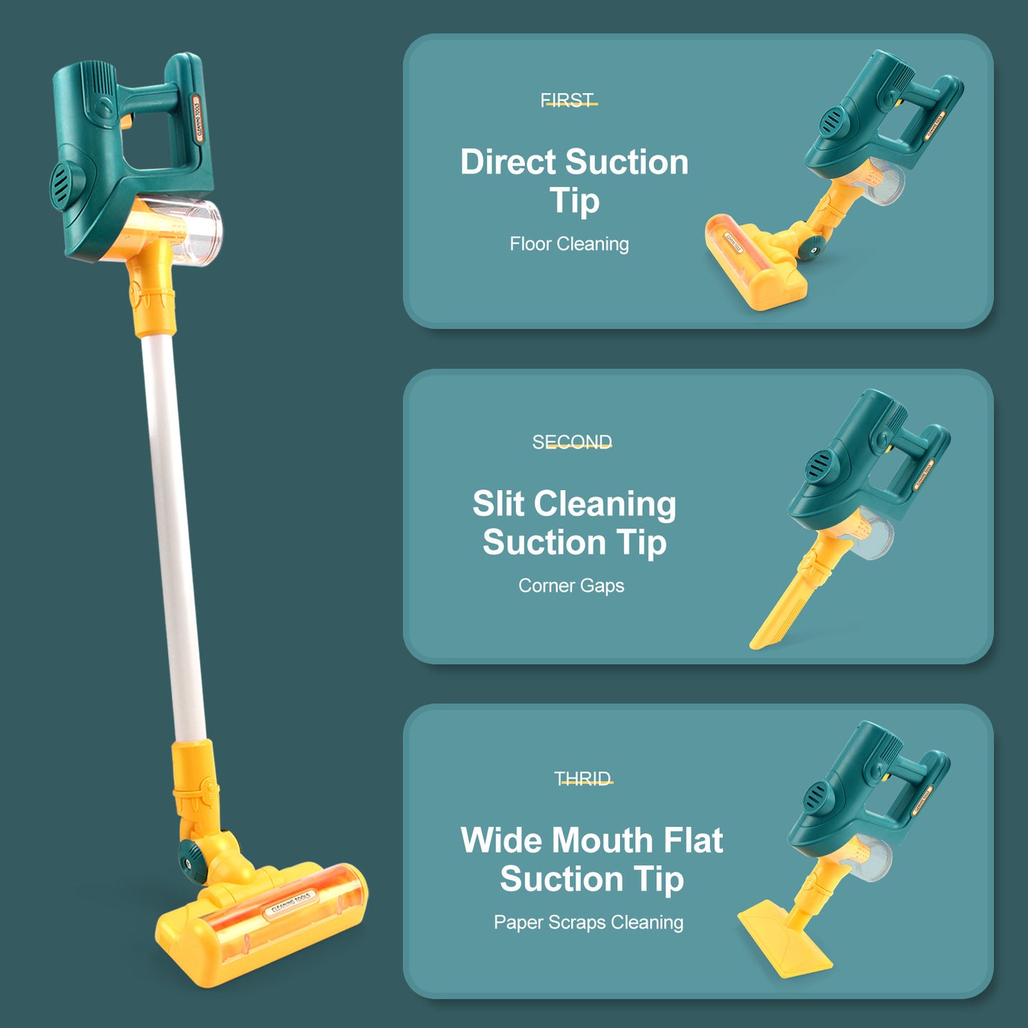 Children Play House Cleaning Vacuum Cleaner Toys - Kiddiez Corner