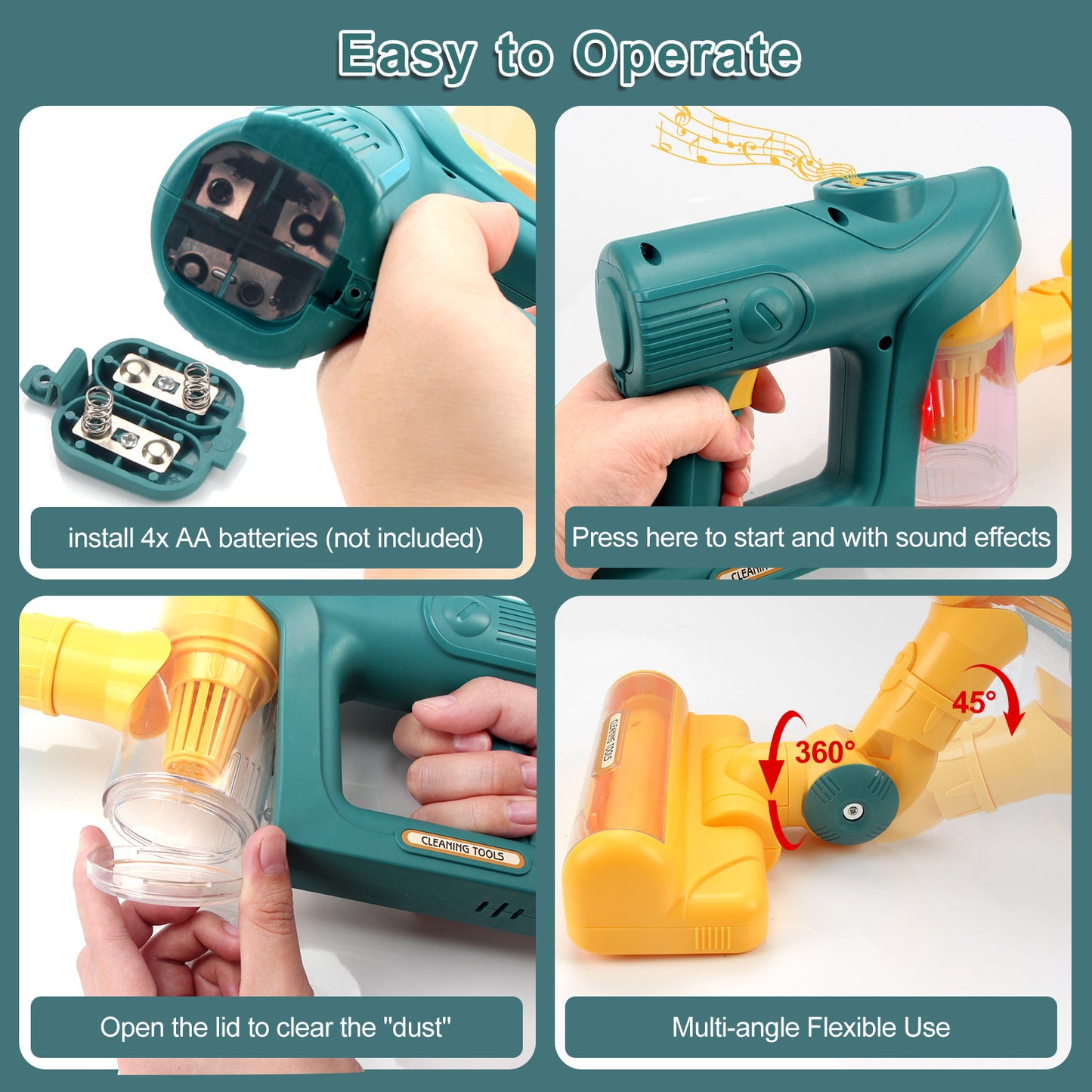 Children Play House Cleaning Vacuum Cleaner Toys - Kiddiez Corner