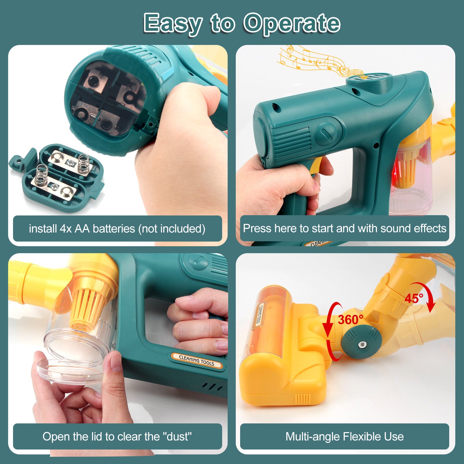 Children Play House Cleaning Vacuum Cleaner Toys - Kiddiez Corner