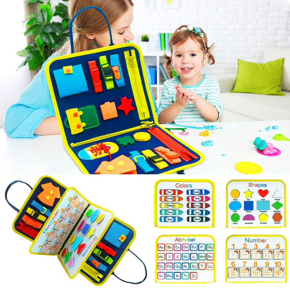 Children's Busy Books Sensory Learning Toys - Kiddiez Corner