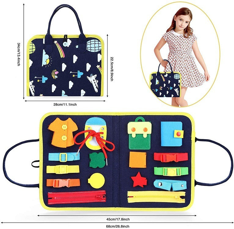 Children's Busy Books Sensory Learning Toys - Kiddiez Corner