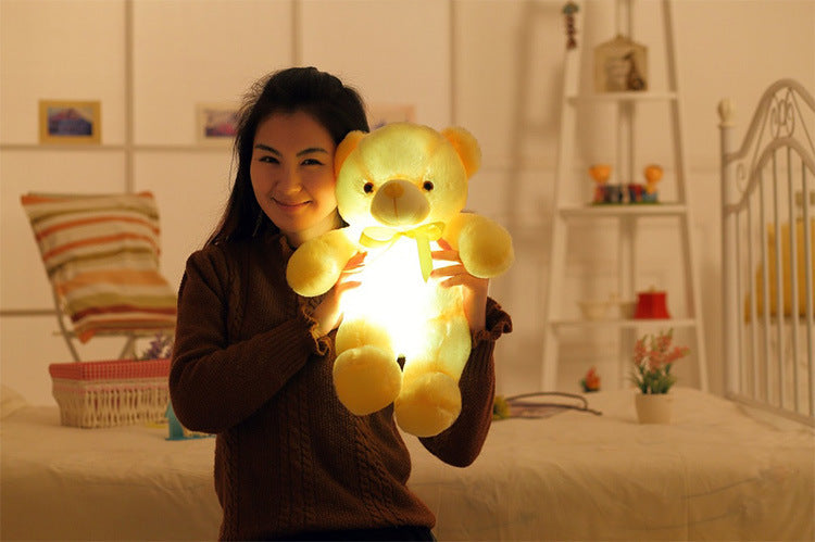 Creative Light Up LED Teddy Bear Plush Toy For Kids