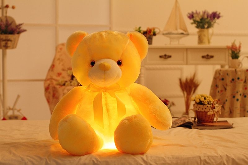 Creative Light Up LED Teddy Bear Plush Toy For Kids
