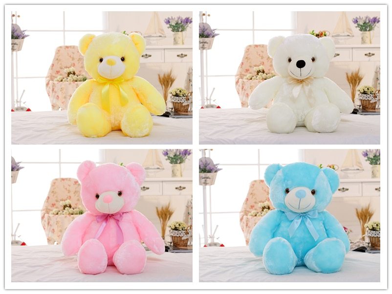 Creative Light Up LED Teddy Bear Plush Toy For Kids