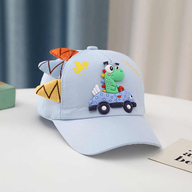 Dinosaur Car Peaked Cap Hats for Boys and Girls - Kiddiez Corner