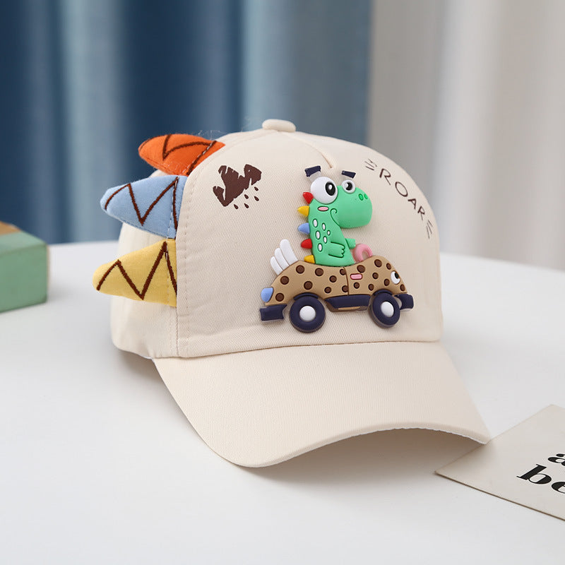 Dinosaur Car Peaked Cap Hats for Boys and Girls - Kiddiez Corner